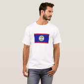 Vlag van Belize T-shirt (Voorkant volledig)