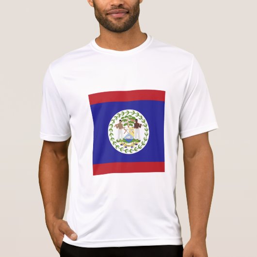 Vlag van Belize T-shirt (Voorkant)
