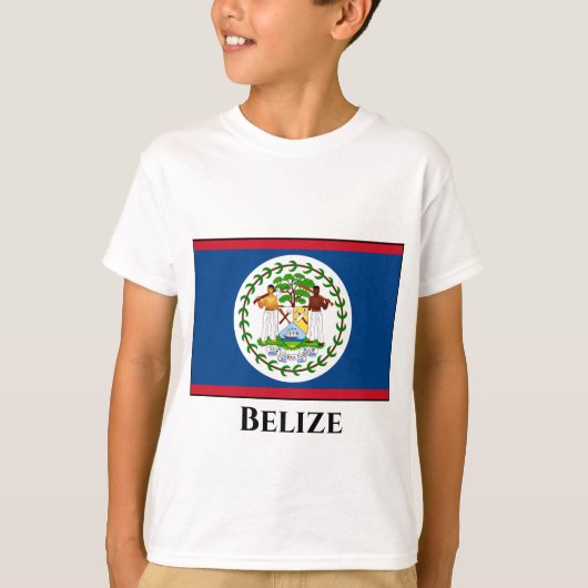 Vlag van Belize T-shirt (Voorkant)