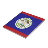 Vlag van Belize Tegeltje (Zijkant)