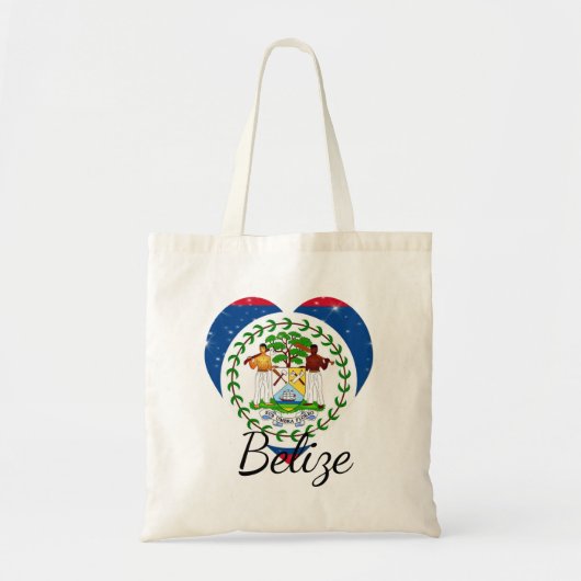 Vlag van Belize. Tote Bag (Voorkant)
