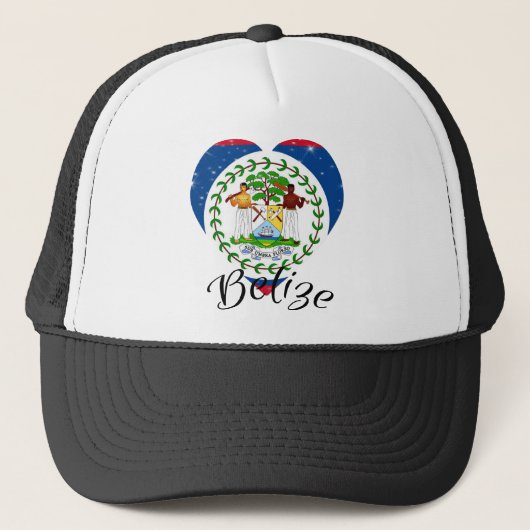 vlag van Belize - Trucker Pet (Voorkant)