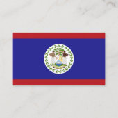 Vlag van Belize Visitekaartje (Voorkant)
