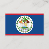 Vlag van Belize Visitekaartje (Voorkant)