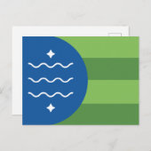 Vlag van Bellingham, Briefkaart Washington (Voorkant / Achterkant)