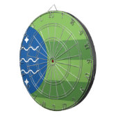 Vlag van Bellingham, Washington Dartbord (Voorkant Rechts)