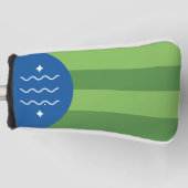 Vlag van Bellingham, Washington Golfheadcover (Voorkant)