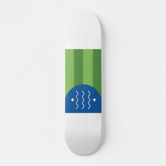 Vlag van Bellingham, Washington Persoonlijk Skateboard (Voorkant)
