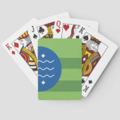 Vlag van Bellingham, Washington Pokerkaarten (Achterkant)