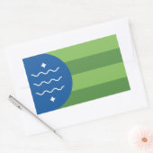 Vlag van Bellingham, Washington Rechthoekige Sticker (Envelop)