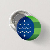 Vlag van Bellingham, Washington Ronde Button 3,2 Cm (Voorkant /achterkant)