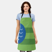 Vlag van Bellingham, Washington Schort (Gedragen)