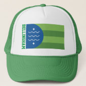 Vlag van Bellingham, Washington Trucker Pet (Voorkant)