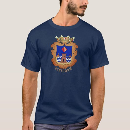 Vlag van Benidorm - Comunidad Valenciana (ESP) T-shirt (Voorkant)