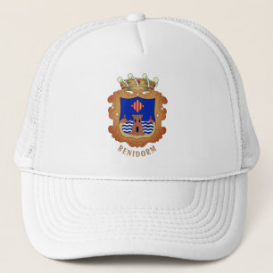 Vlag van Benidorm - Comunidad Valenciana (ESP) Trucker Pet