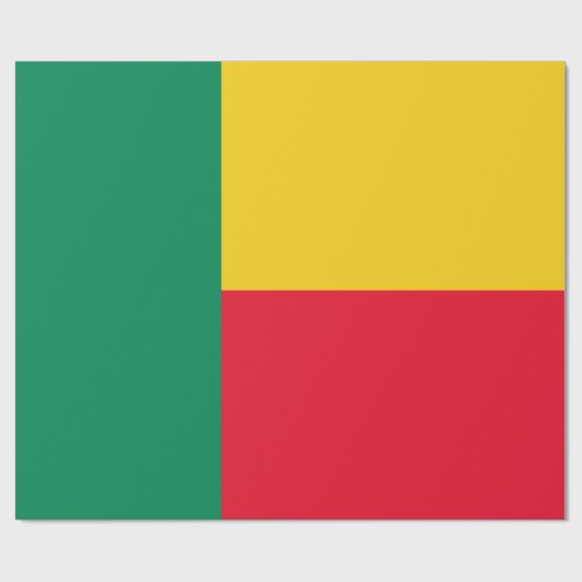 Vlag van Benin (Afrika) Cadeaupapier (Vlak)