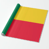 Vlag van Benin (Afrika) Cadeaupapier (Uitgerold)