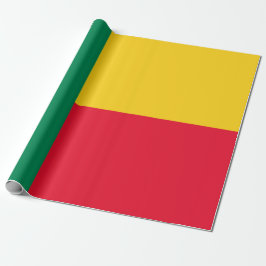 Vlag van Benin (Afrika) Cadeaupapier