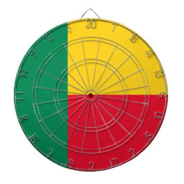 Vlag van Benin (Afrika) Dartbord