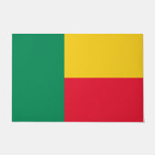 Vlag van Benin (Afrika) Deurmat (Voorkant)