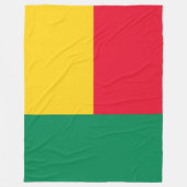Vlag van Benin (Afrika) Fleece Deken (Voorkant)