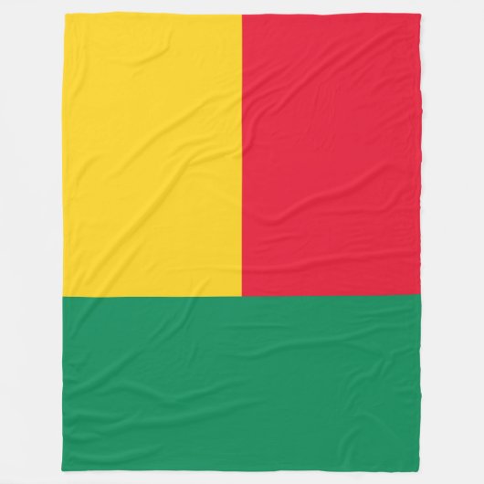 Vlag van Benin (Afrika) Fleece Deken (Voorkant)