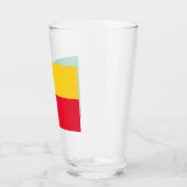 Vlag van Benin (Afrika) Glas (Links)