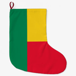 Vlag van Benin (Afrika) Grote Kerstsok