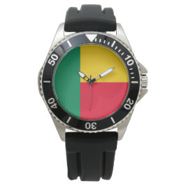 Vlag van Benin (Afrika) Horloge