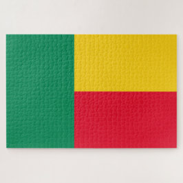 Vlag van Benin (Afrika) Legpuzzel