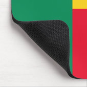 Vlag van Benin (Afrika) Muismat (Hoek)