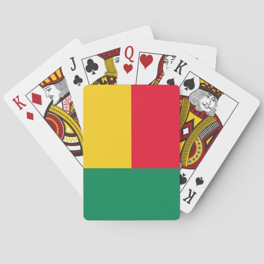 Vlag van Benin (Afrika) Pokerkaarten (Achterkant)