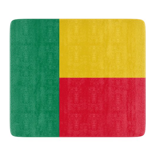 Vlag van Benin (Afrika) Snijplank (Voorkant)
