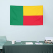 Vlag van Benin (Afrika) Spandoek (Beurs)