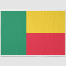 Vlag van Benin (Afrika) Tissuepapier
