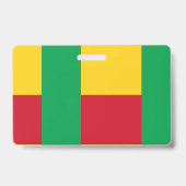 Vlag van Benin Badge (Achterkant)