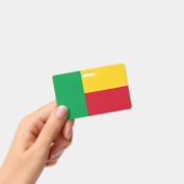Vlag van Benin Badge (Handheld)