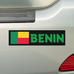 Vlag van Benin Bumpersticker