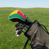 Vlag van Benin Golf Head Hoesje Golfheadcover (Insitu)