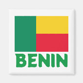 Vlag van Benin Magneet (Voorkant)