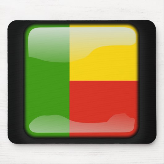 Vlag van Benin Muismat (Voorkant)