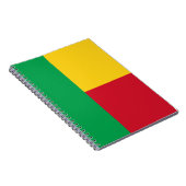 Vlag van Benin Notitieboek (Rechterzijde)