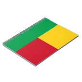 Vlag van Benin Notitieboek (Linkerzijde)
