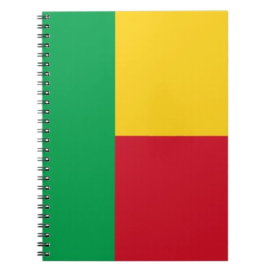 Vlag van Benin Notitieboek (Voorkant)
