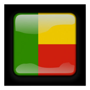 Vlag van Benin Poster