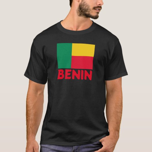 Vlag van Benin T-shirt (Voorkant)