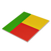 Vlag van Benin Tegeltje (Zijkant)