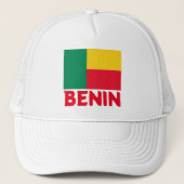 Vlag van Benin Trucker Pet (Voorkant)