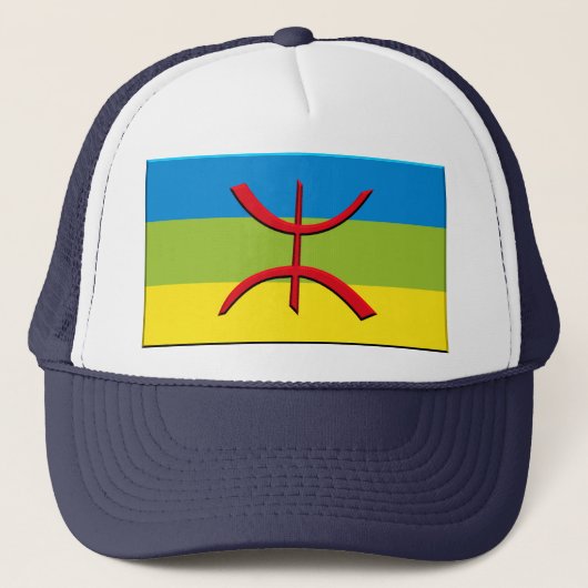 vlag van Berbere of Amazigh Trucker Pet (Voorkant)