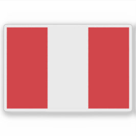 Vlag van Bergen, België Sticker